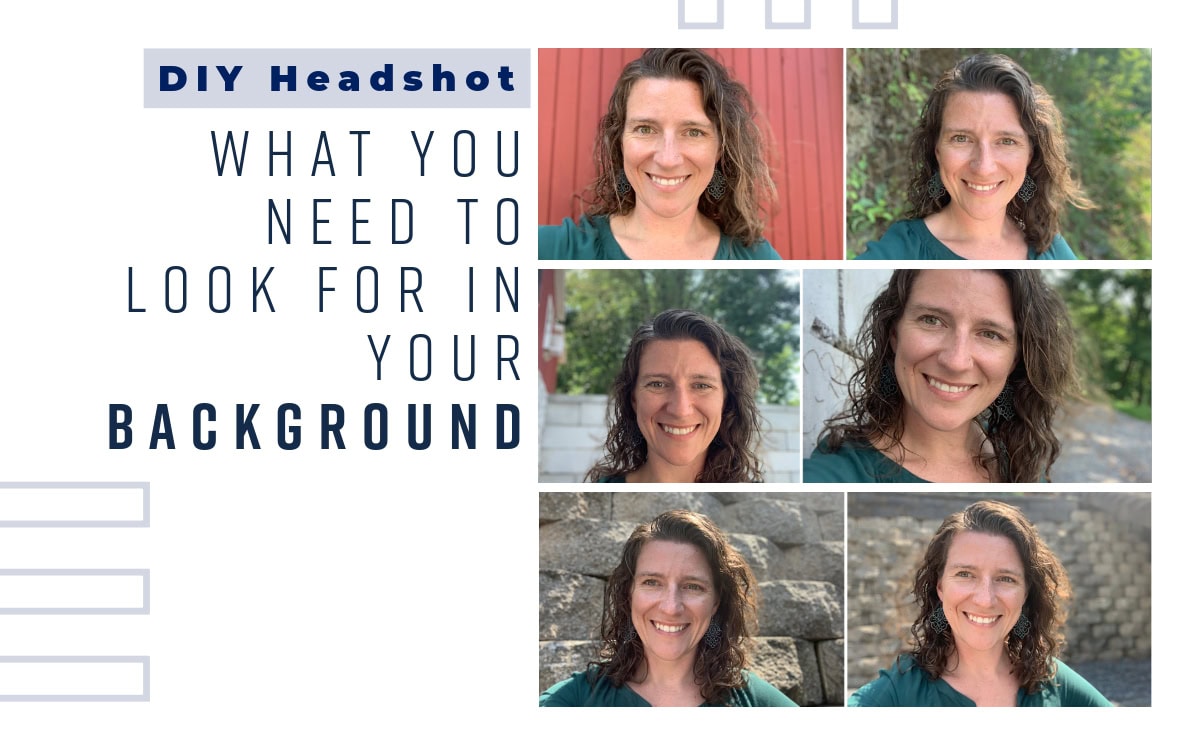 DIY headshot tips: What to look for in your background