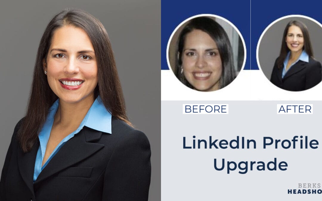 LinkedIn Headshot Before and After