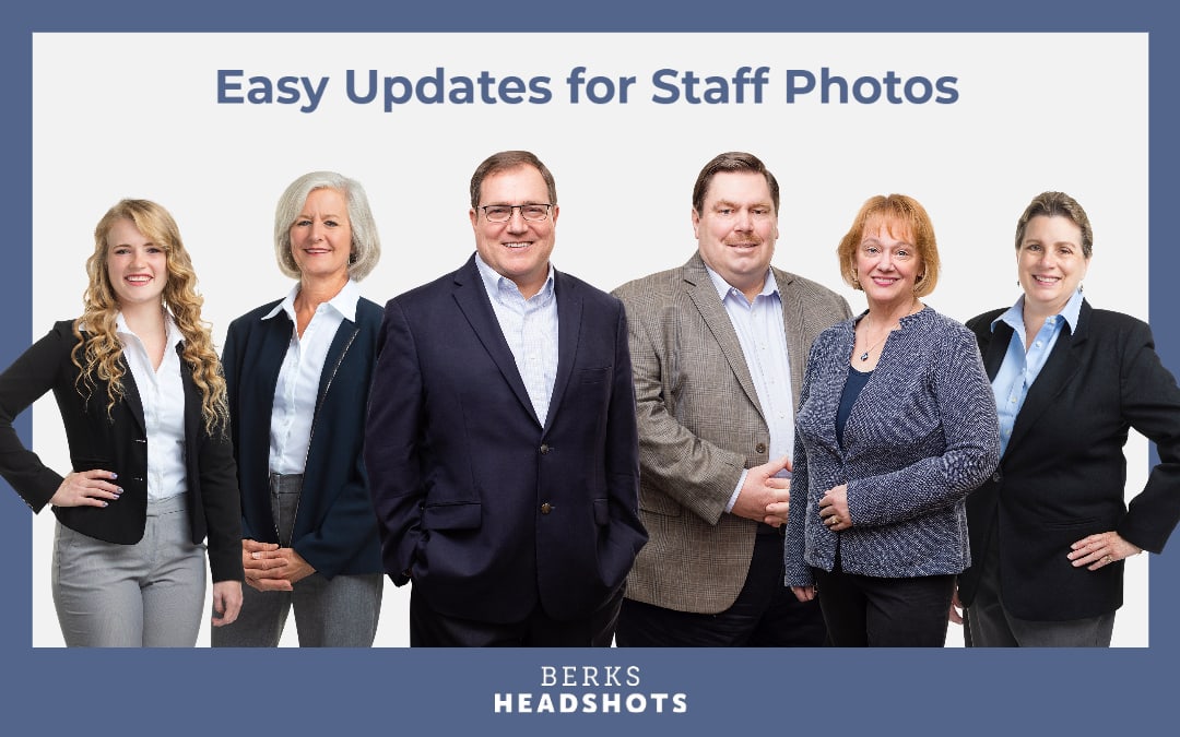 Staff photo update for this Reading, PA, financial company.