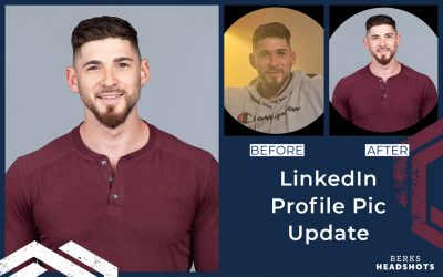 LinkedIn Profile Pic Update | Before & After a Professional Headshot