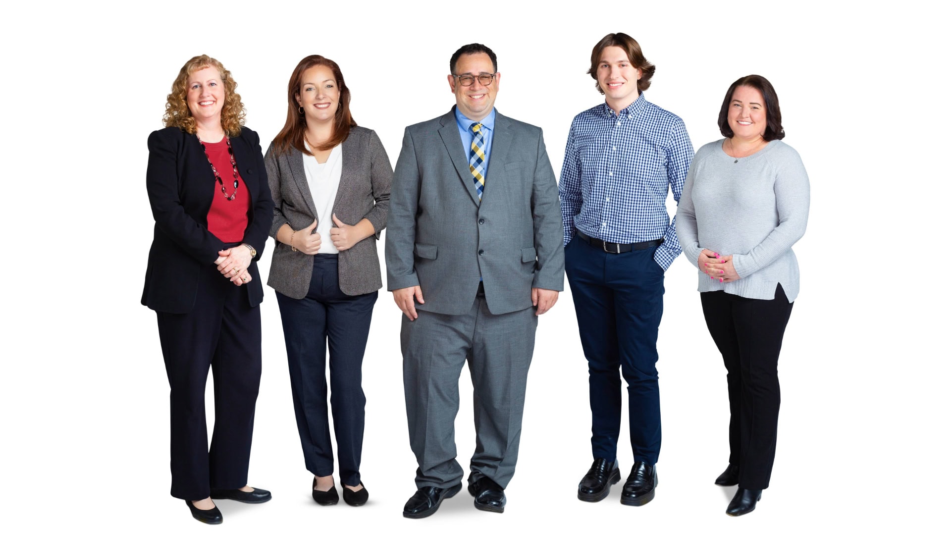 Group composite photo of headshots for lawyers on a white background.