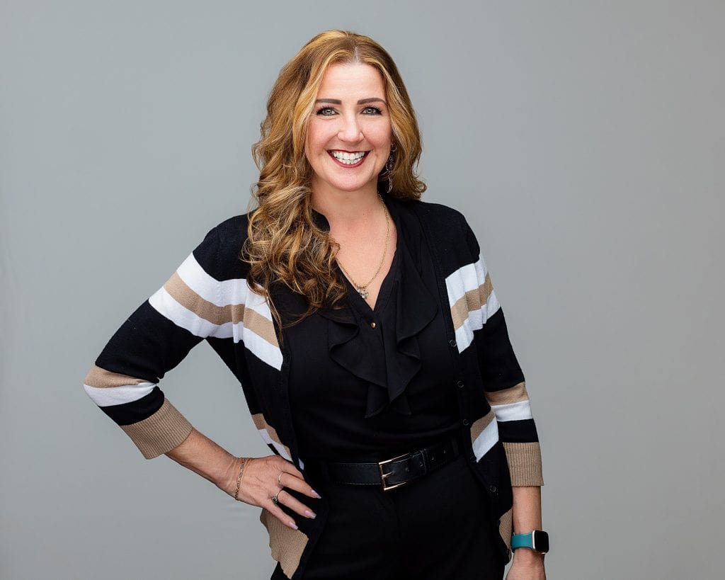 Modern real estate agent headshot