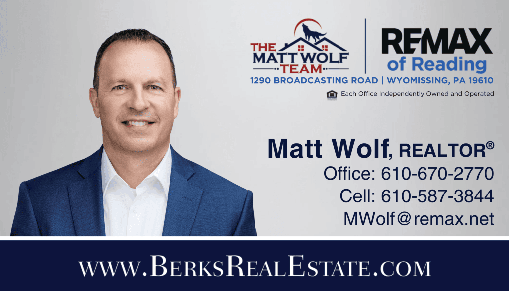 Realtor business card with headshot